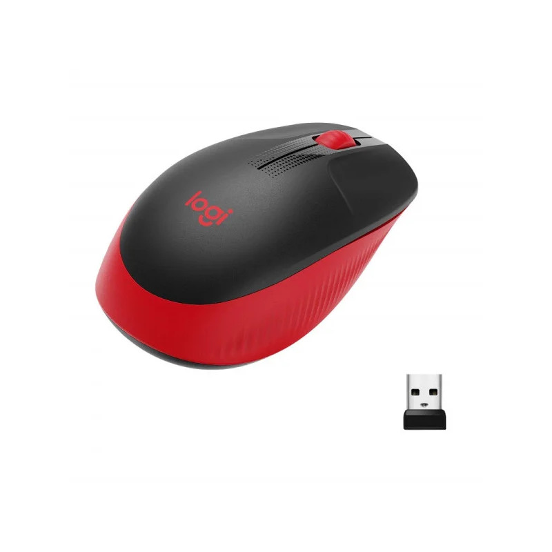 Logitech Souris sans fil M190 (rouge)