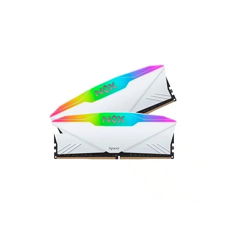 APACER 32GB (16×2) 3600MHZ DDR4 NOX RGB BLANC