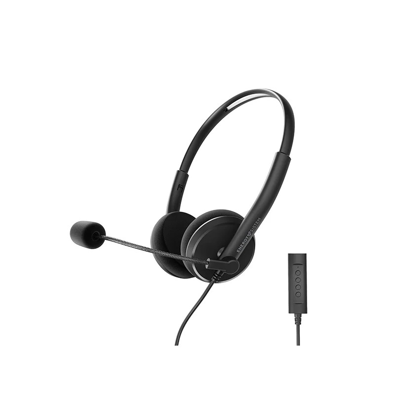 Energy Sistem Casque Office Headset 2+ Noir