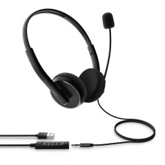 Energy Sistem Casque Office Headset 2+ Noir