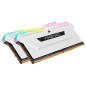 Corsair Vengeance RGB PRO SL 32 Go (2 x 16 Go) DDR4 3600 MHz Blanc