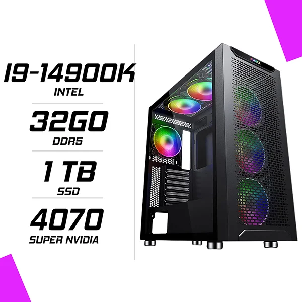 PC Gamer Intel i9-14900K RTX 4070 Super