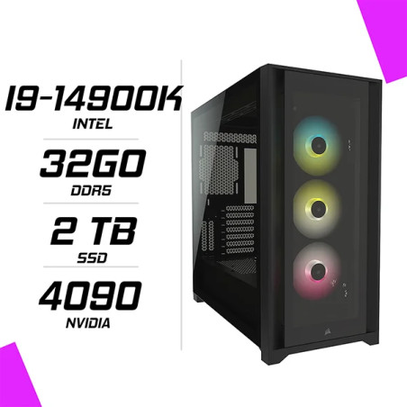 PC Gamer Intel i9-14900K RTX 4090