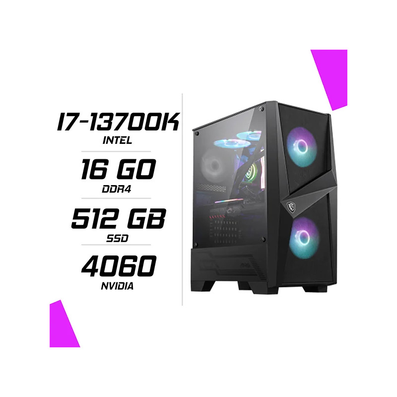 PC Gamer Intel i7-13700K RTX 4060