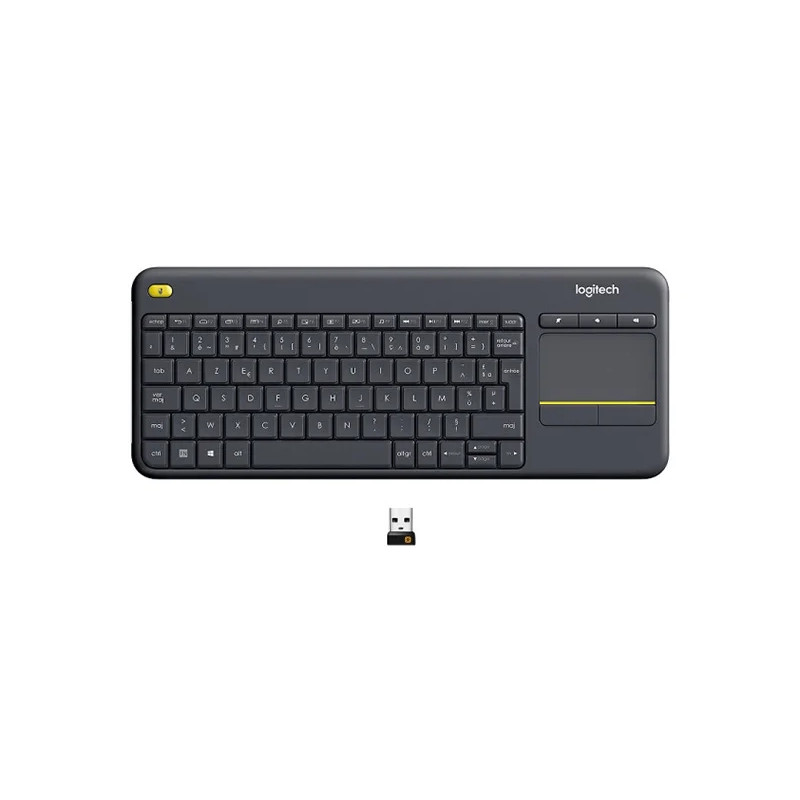 Logitech Wireless Touch Keyboard K400 Plus (Noir)