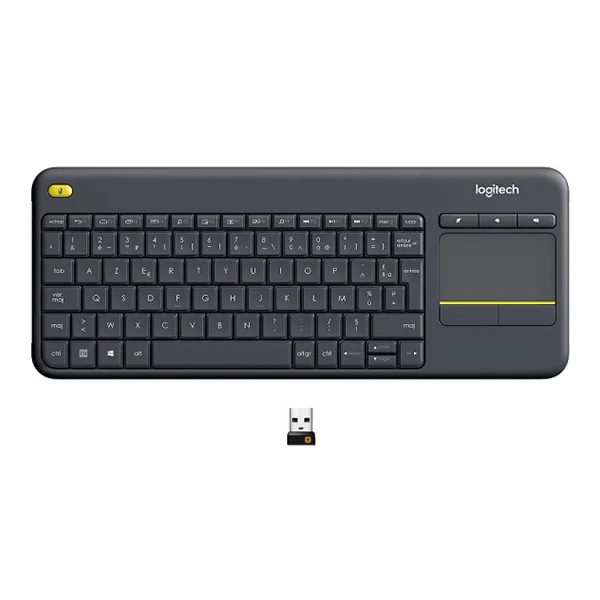 Logitech Wireless Touch Keyboard K400 Plus (Noir)