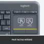 Logitech Wireless Touch Keyboard K400 Plus (Noir)