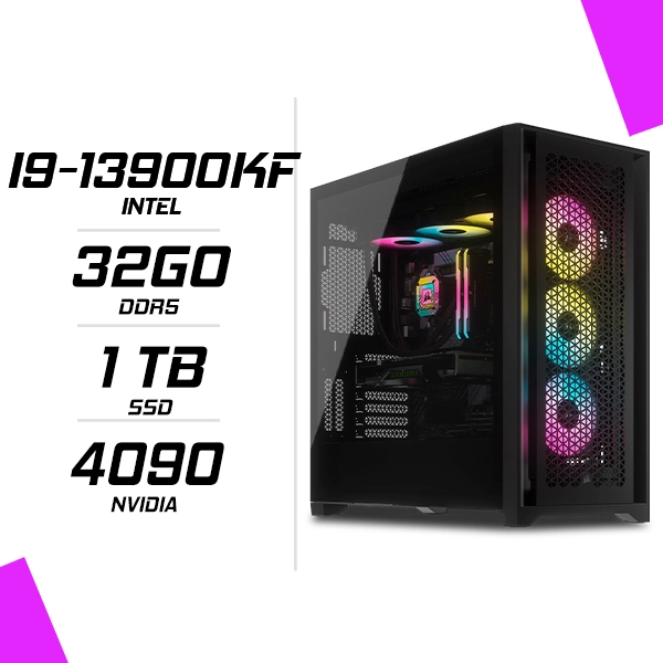 PC Gamer Intel i9-13900KF RTX 4090