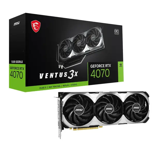 MSI GeForce RTX 4070 VENTUS 3X OC 12G