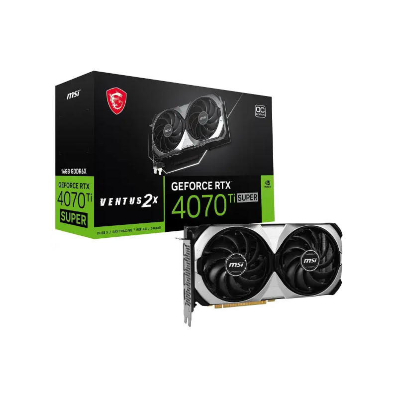 MSI GeForce RTX 4070 TI SUPER 16G VENTUS 2X OC