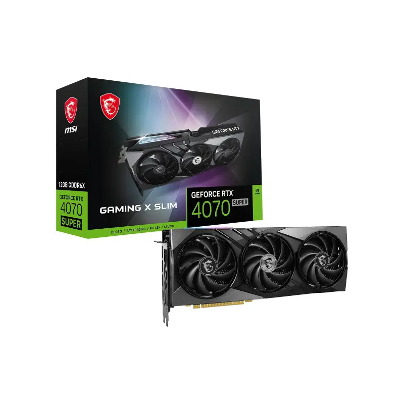 MSI GeForce RTX 4070 SUPER 12G GAMING X SLIM