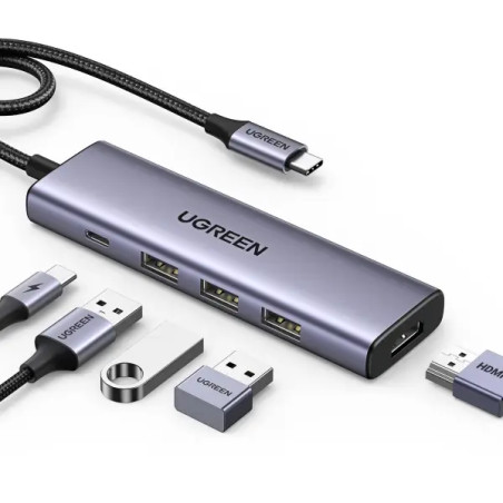 HUB USB-C Ugreen 5 en 1 (15596)