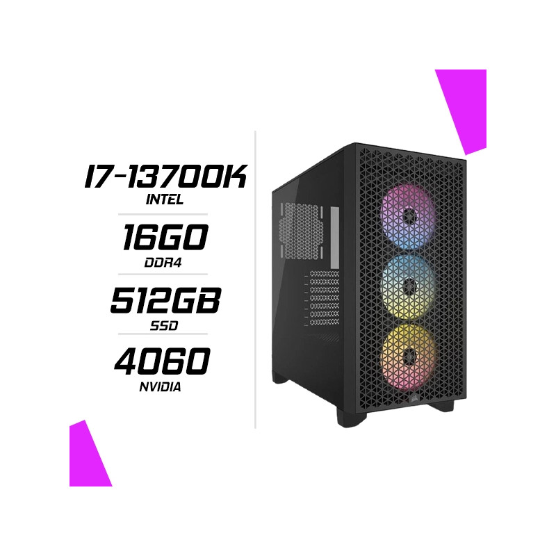 PC Gamer Intel i7-13700K RTX 4060