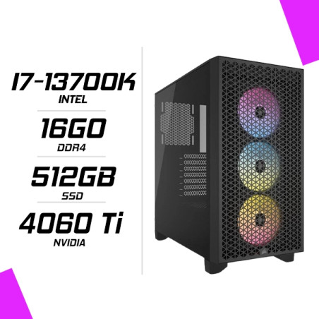 PC Gamer Intel i7-13700K RTX 4060 Ti