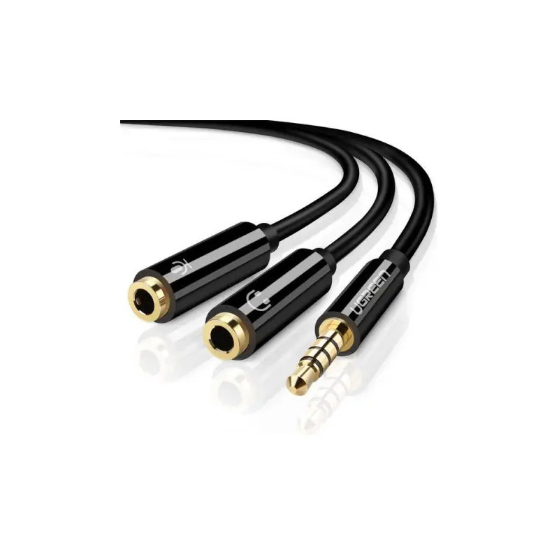 Ugreen Splitter Audio 3.5mm Male to 3.5mm Female Noir (30620)