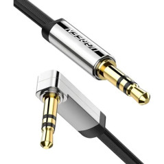 Ugreen Cable Audio Jack flat Angled 3.5mm Male to Male 1M (10597)