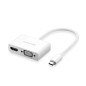 Ugreen Convertisseur USB-C to HDMI+VGA Blanc (30843)