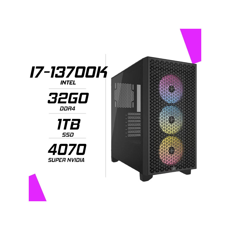 PC Gamer Intel i7-13700K RTX 4070 SUPER