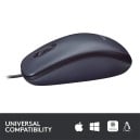 LOGITECH B100 OPTICAL USB Noir LOGITECH B100 OPTICAL USB Noir