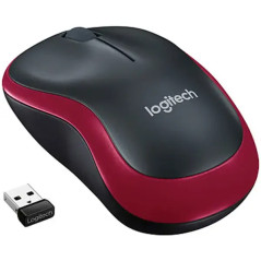 Souris sans fil Logitech M185 Rouge