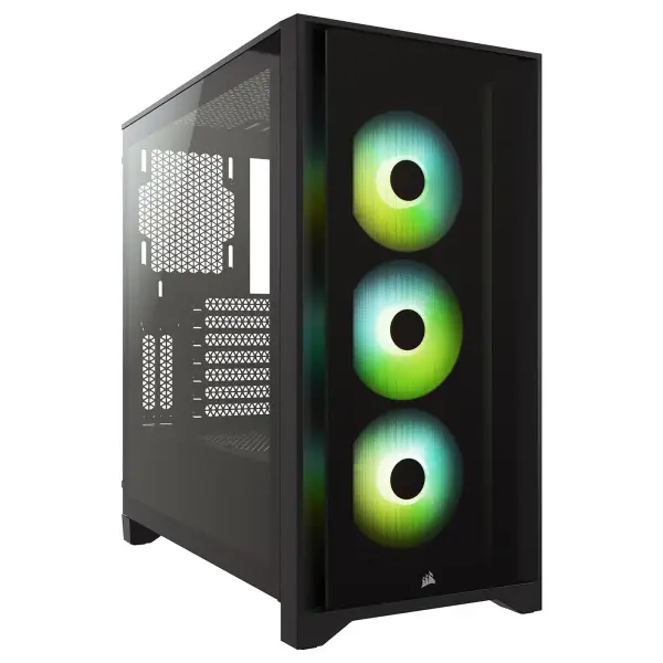 Corsair iCUE 4000X RGB Tempered Glass Noir