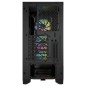 Corsair iCUE 4000X RGB Tempered Glass Noir