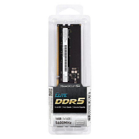 TEAMGROUP Elite 16GB (1×16GB) DDR5 5600Mhz - RAM DIMM