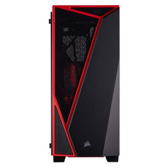 Corsair Carbide SPEC-04 Tempered Glass Noir/Rouge