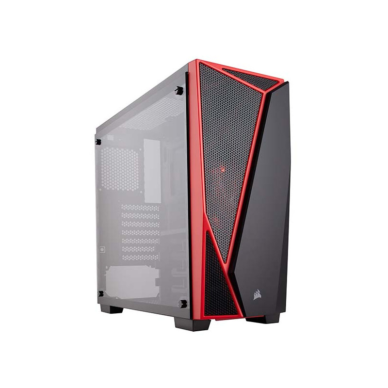 Corsair Carbide SPEC-04 Tempered Glass Noir/Rouge