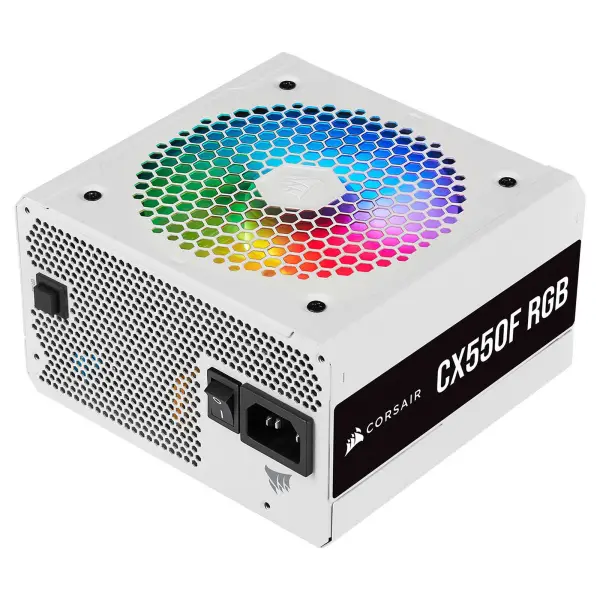 Corsair CX550F RGB 80PLUS Bronze (Blanc)