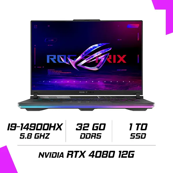 Asus ROG Strix SCAR 16 - G634 (2024) (i9-14900HX/32GB DDR5/1TB SSD/RTX4080/16" QHD+ 240 Hz) G634JZR-RA040W