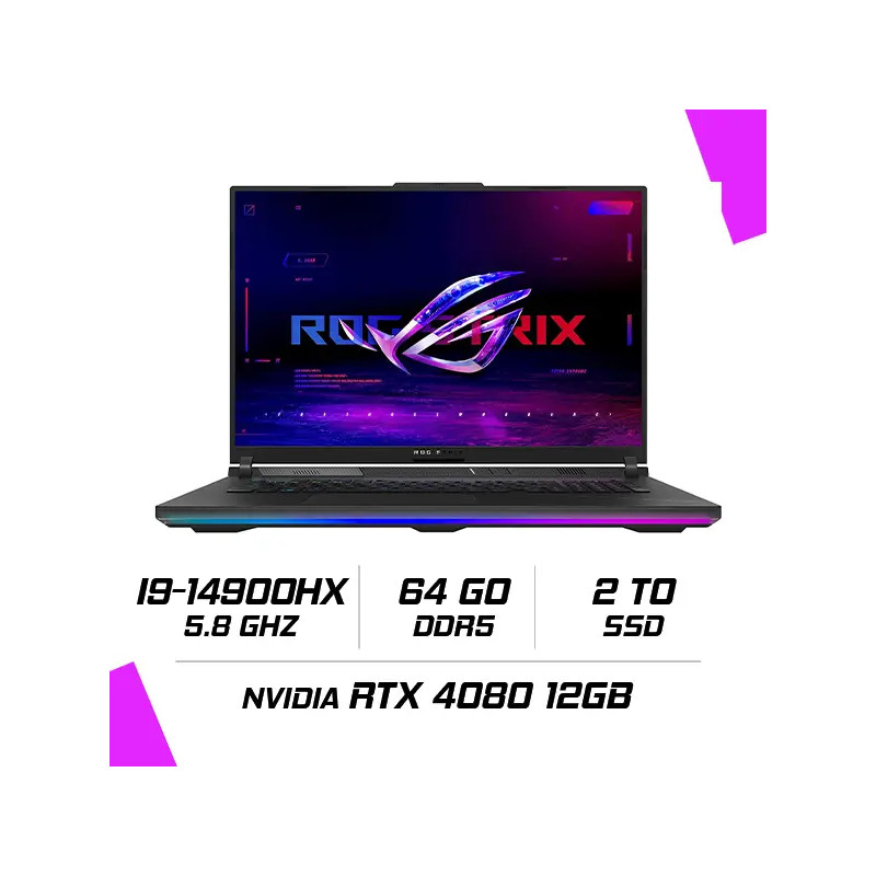 ASUS ROG Strix SCAR 18 – G834 (2024) (i9-14900HX/64GB DDR5/2TB SSD/RTX 4080/18″ QHD+ 240 Hz) G834JZR-R6068W