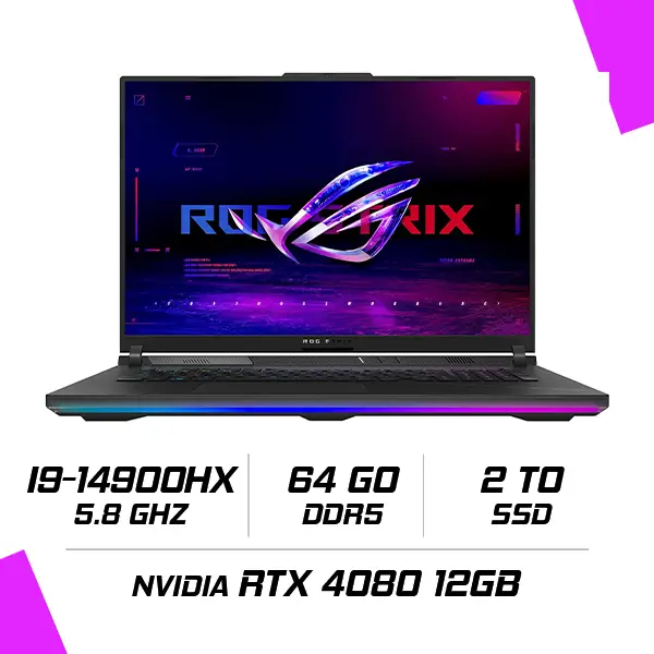 ASUS ROG Strix SCAR 18 – G834 (2024) (i9-14900HX/64GB DDR5/2TB SSD/RTX 4080/18″ QHD+ 240 Hz) G834JZR-R6068W