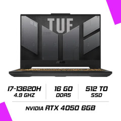 ASUS TUF Gaming F15 – FX507VU (2024) (i7-13620H/16GB DDR5/512GB SSD/RTX 4050/15.6″ FHD 144 Hz) FX507VU-LP221W