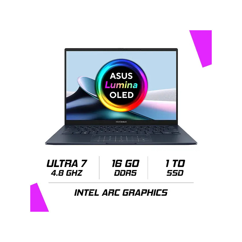 ASUS Zenbook 14 OLED - UX3405MA (Intel Core Ultra 7 155H/16Go/1To SSD/14"/FHD/OLED/60Hz)