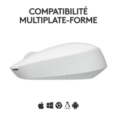 Logitech M171 Wireless Mouse Blanc