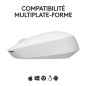 Logitech M171 Wireless Mouse Blanc