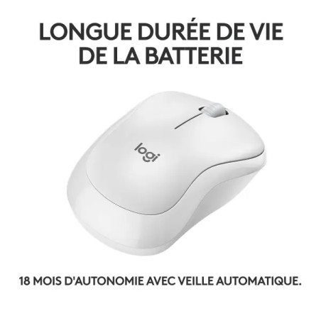 Logitech M240 Silent Blanc