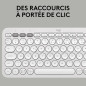 Logitech Pebble Keys 2 K380s Blanc