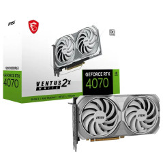 MSI GeForce RTX 4070 VENTUS 2X 12G OC BLANC