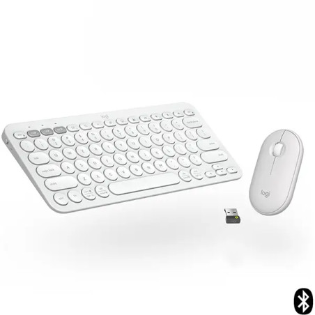 Logitech Pebble 2 Combo Blanc