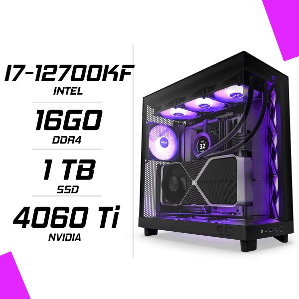 PC Gamer Intel i7-12700KF RTX 4060 Ti