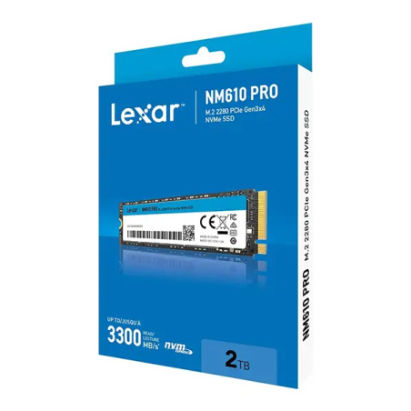 Lexar NM610 PRO 2TB SSD NVMe M.2 PCIe Gen3x4 - SSD