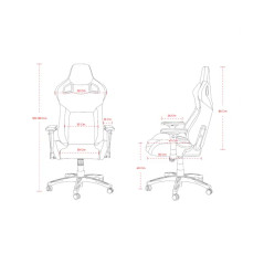 SKILLCHAIRS SC5 RED FURY