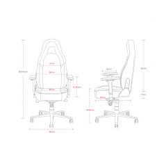 SKILLCHAIRS SCV1 STALKER Blanc