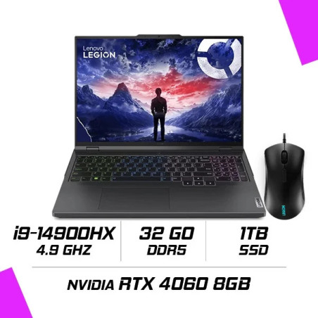 Lenovo Legion Pro 5 16IRX9 (i9-14900HX/32GB DDR5/1TB SSD/RTX 4060/16″ WQXGA 240Hz)