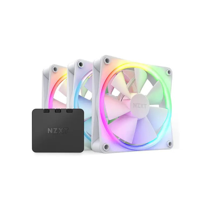 NZXT F120 RGB Triple Pack White