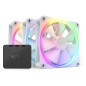 NZXT F120 RGB Triple Pack White