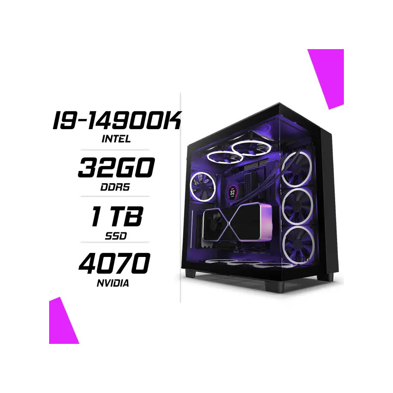 PC Gamer Intel i9-14900K RTX 4070