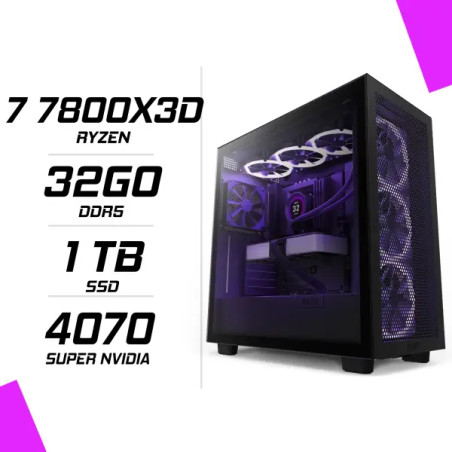 PC Gamer Ryzen 7 7800X3D RTX 4070 SUPER